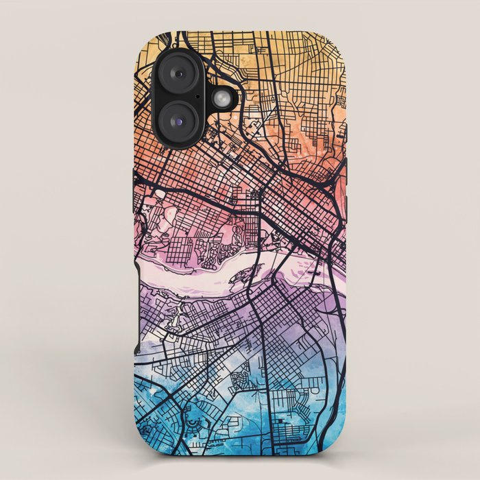 Richmond Virgina City Map iPhone Case Gallery Image 1