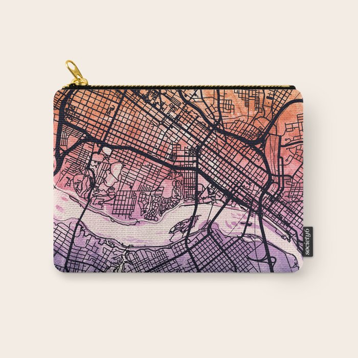 Richmond Virgina City Map Carry All Pouch Gallery Image 1