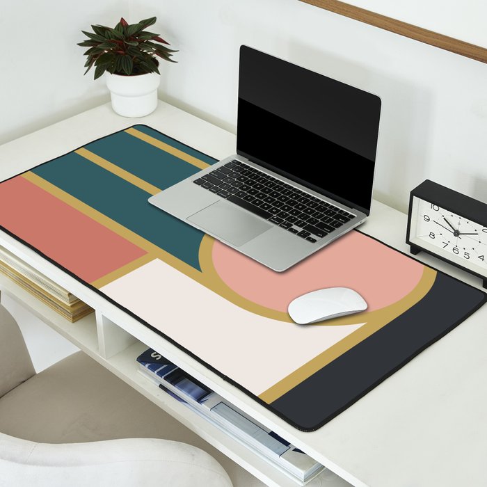 Maximalist Geometric 04 Desk Mat Gallery Image 2