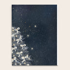 Elegant Starry Night Christmas Tree with Angelic Bows Notebook Gallery Image 4