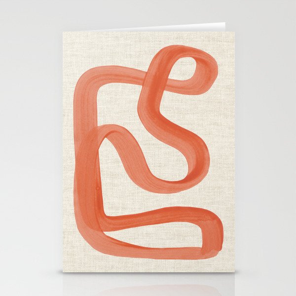 Orange Goes Around Stationery Card Gallery Image 1