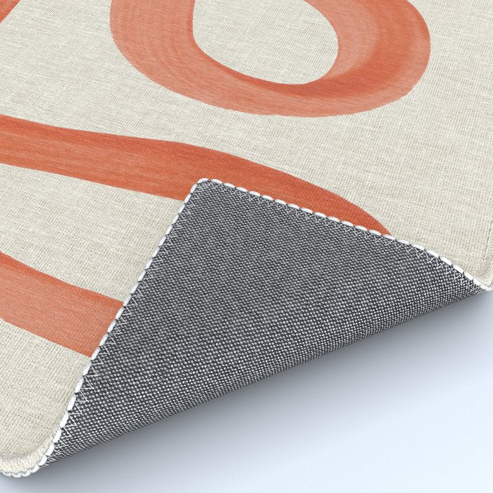 Orange Goes Around Rug Gallery Image 4