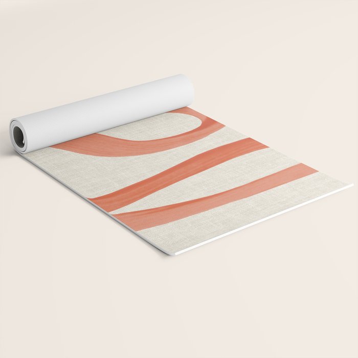 Orange Goes Around Yoga Mat Gallery Image 2