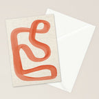 Orange Goes Around Stationery Card Gallery Image 2