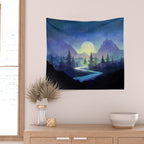 Touching the Stars Wall Tapestry Gallery Image 2