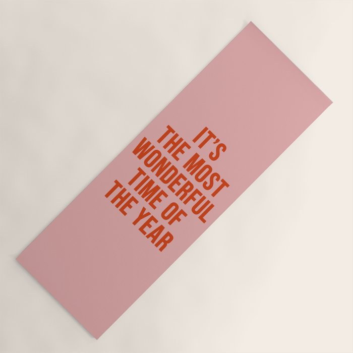 Most Wonderful Time Yoga Mat Gallery Image 1