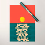 Sun Over The Sea - Afternoon Wrapping Paper Gallery Image 1