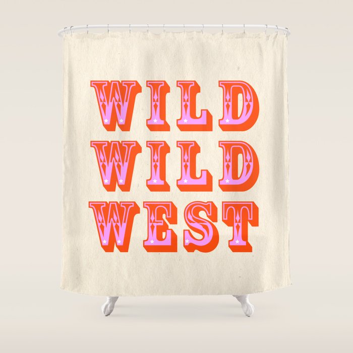 WILD WILD WEST Shower Curtain Gallery Image 1