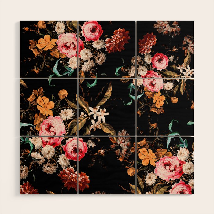 Midnight Garden IV Wood Wall Art Gallery Image 1