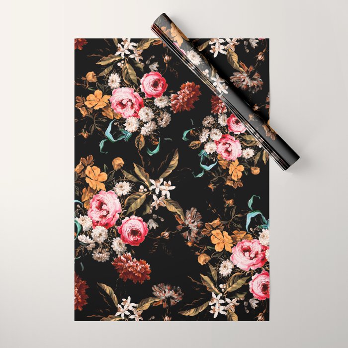 Midnight Garden IV Wrapping Paper Gallery Image 1