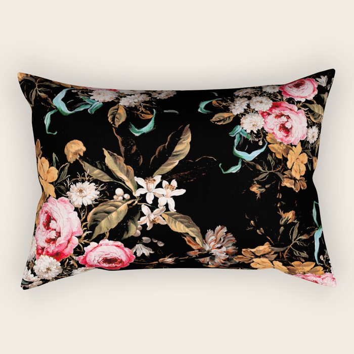 Midnight Garden IV Rectangular Pillow Gallery Image 1