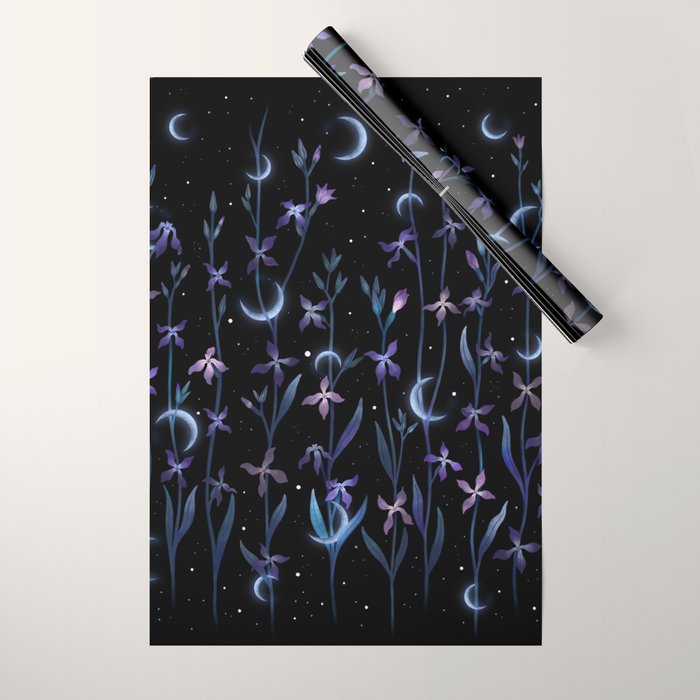 Greeting the Moon - Matthiola Wrapping Paper Gallery Image 1