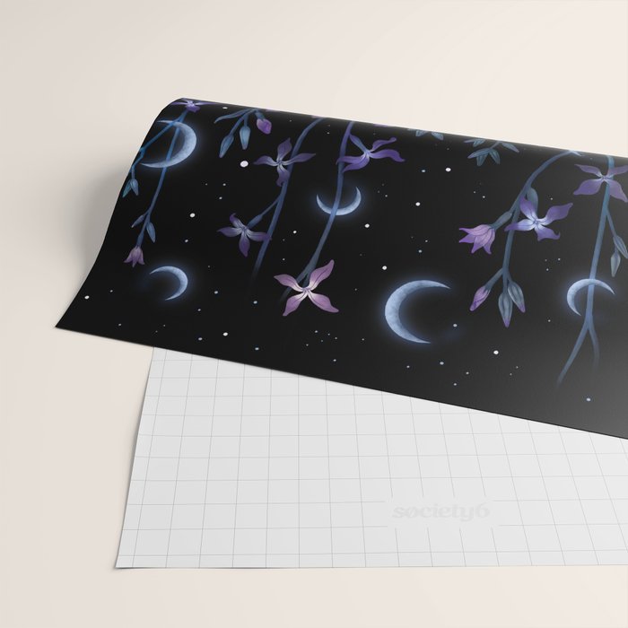 Greeting the Moon - Matthiola Wrapping Paper Gallery Image 2