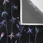 Greeting the Moon - Matthiola Wall Tapestry Gallery Image 3