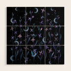Greeting the Moon - Matthiola Wood Wall Art Gallery Image 1