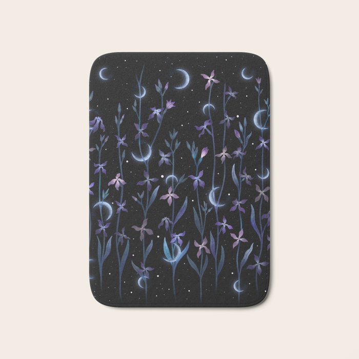 Greeting the Moon - Matthiola Bath Mat Gallery Image 1