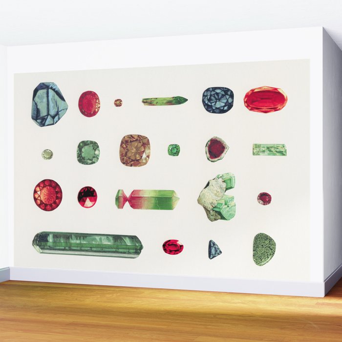 Precious Stones Wall Mural Gallery Image 2