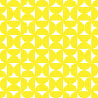 Patterned Geometric Shapes CLV Bright Yellow Coffee Mug Gallery Image 2