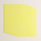 Patterned Geometric Shapes CLV Bright Yellow Wrapping Paper Gallery Image 3
