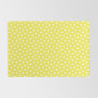 Patterned Geometric Shapes CLV Bright Yellow Rug Gallery Image 2