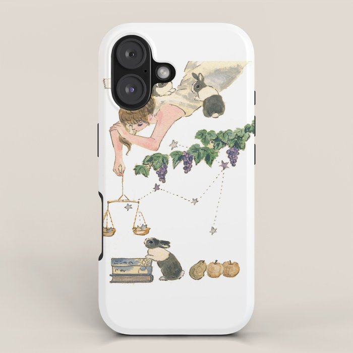 Libra and the rabbits iPhone Case Gallery Image 1