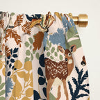 Colorful Forest Animals A Window Curtain Gallery Image 2