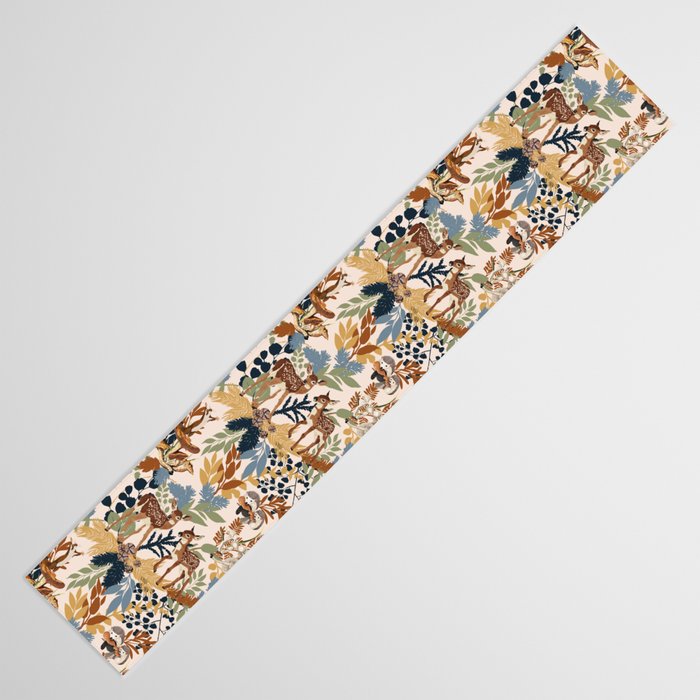 Colorful Forest Animals A Table Runner Gallery Image 3