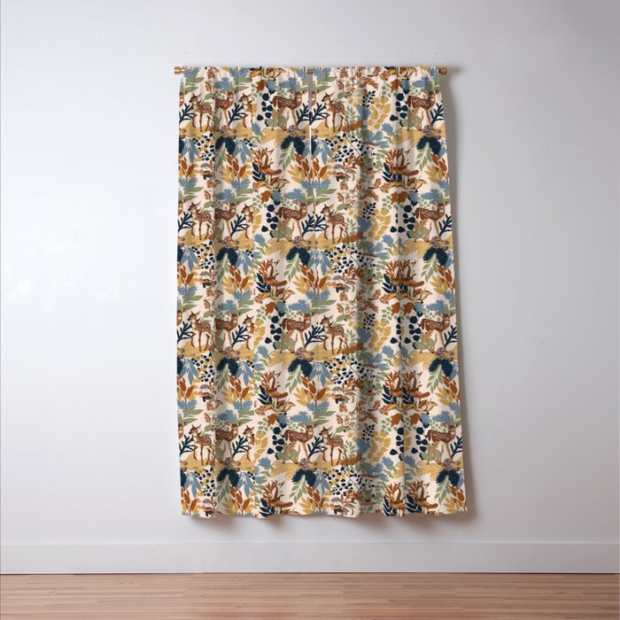Colorful Forest Animals A Window Curtain Gallery Image 3