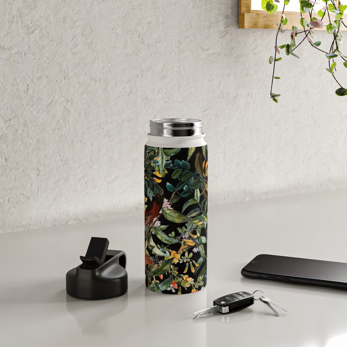 Floral and Birds XLIV Water Bottle Gallery Image 4