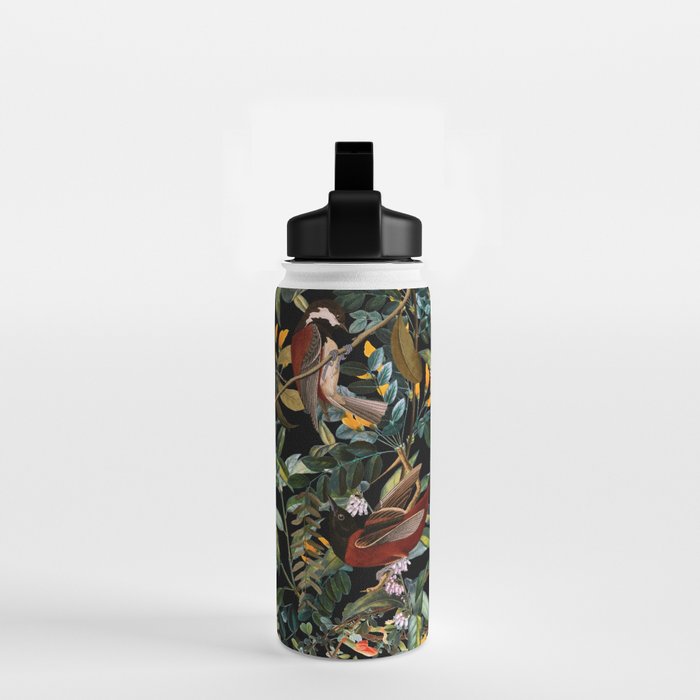 Floral and Birds XLIV Water Bottle Gallery Image 2
