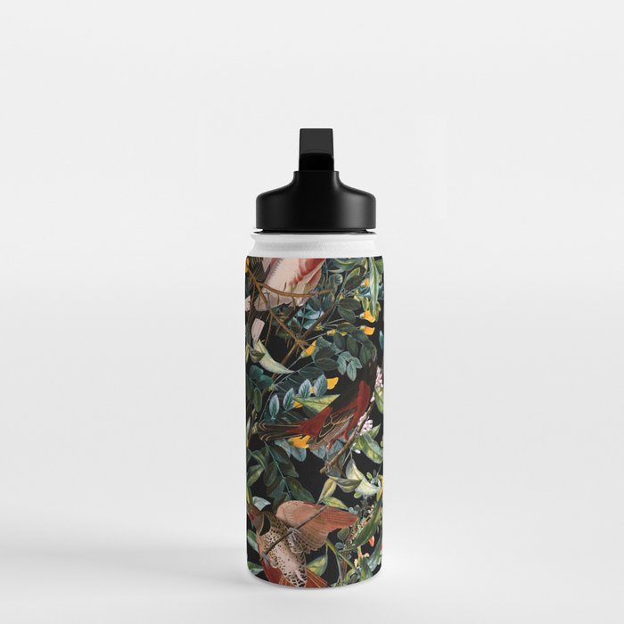 Floral and Birds XLIV Water Bottle Gallery Image 3