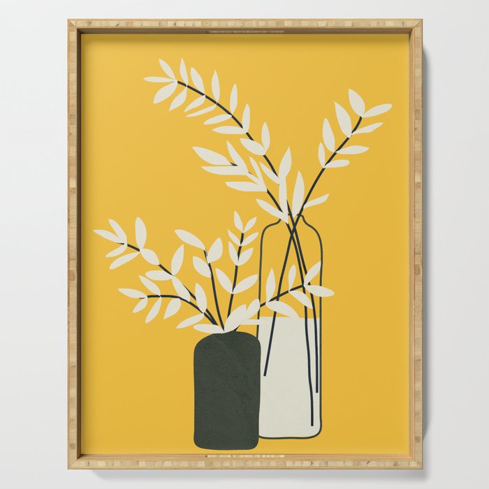 Abstract Vases Serving Tray Gallery Image 1