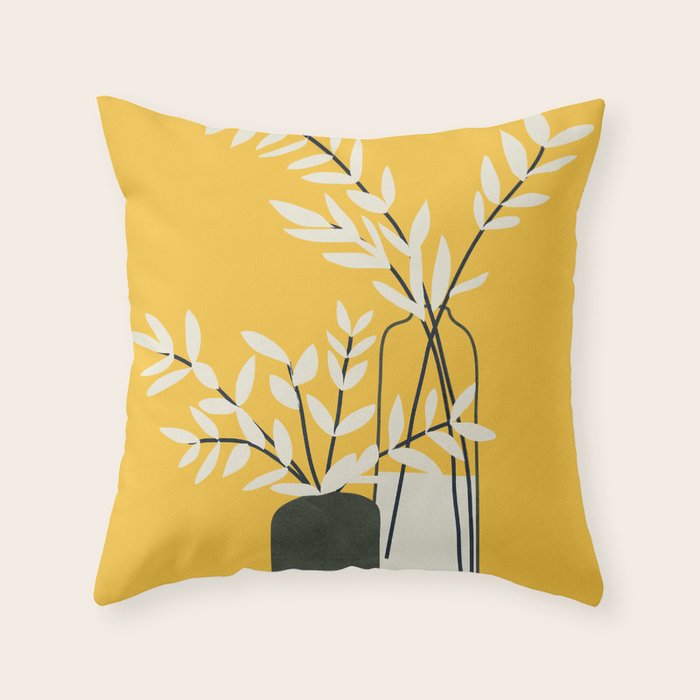 Abstract Vases Throw Pillow Gallery Image 6
