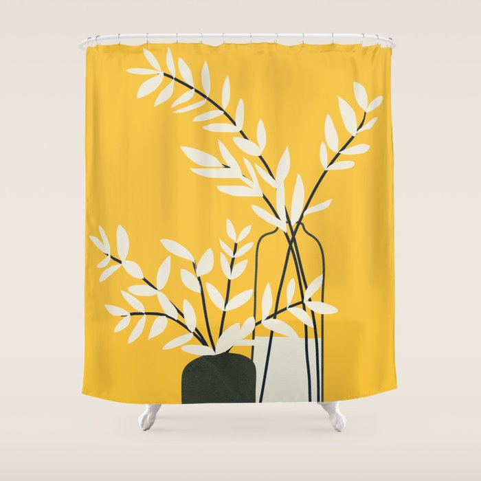 Abstract Vases Shower Curtain Gallery Image 1