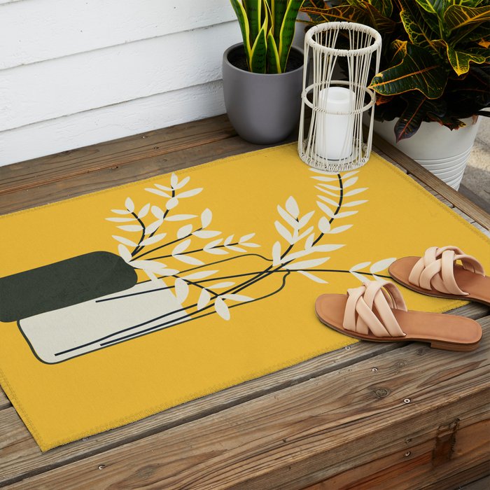 Abstract Vases Outdoor Rug Gallery Image 2