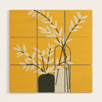 Abstract Vases Wood Wall Art Gallery Image 1