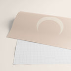 Moon Shapes Minimalism - Ethereal Light Wrapping Paper Gallery Image 2