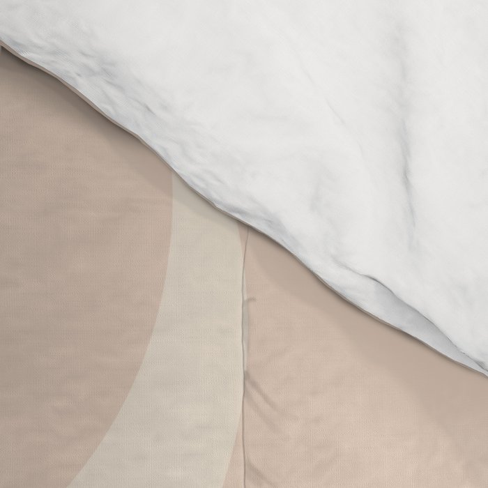 Moon Shapes Minimalism - Ethereal Light Comforter Gallery Image 4