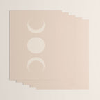 Moon Shapes Minimalism - Ethereal Light Wrapping Paper Gallery Image 3