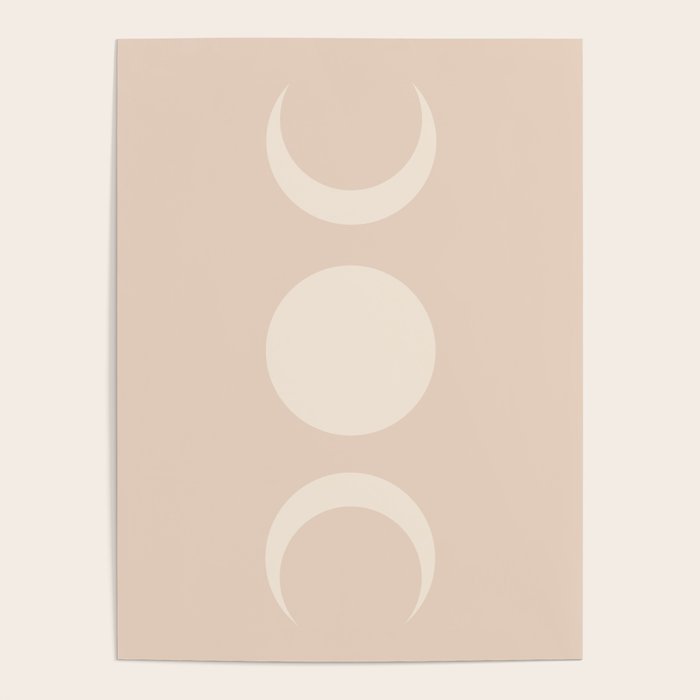 Moon Shapes Minimalism - Ethereal Light Poster Gallery Image 4