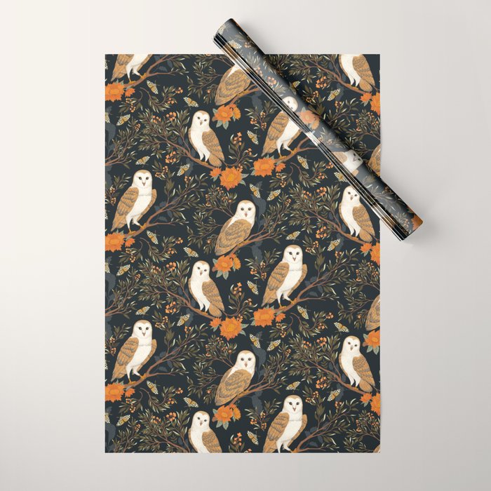 Night Owl Wrapping Paper Gallery Image 1