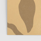 Botanic Abstract - Gold Brown Poster Gallery Image 3
