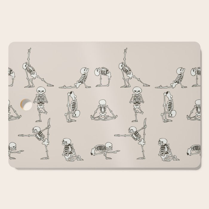 Skeleton Yoga Cutting Board Gallery Image 1