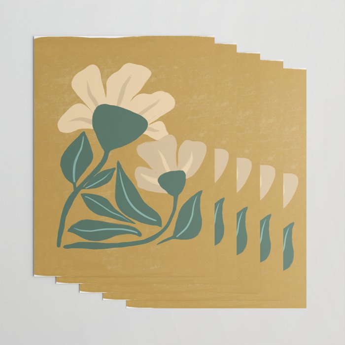 Happy Flowers Wrapping Paper Gallery Image 3