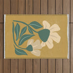 Happy Flowers Outdoor Rug Gallery Image 1