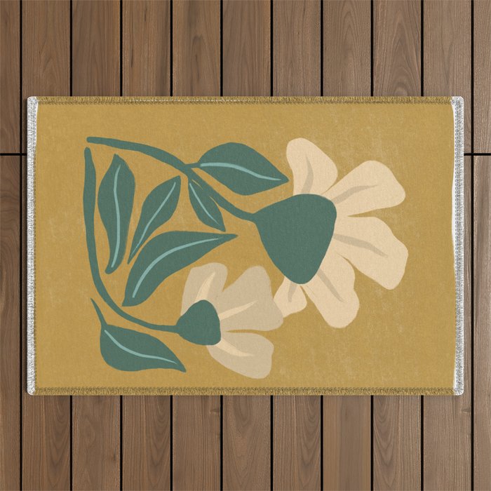 Happy Flowers Outdoor Rug Gallery Image 1