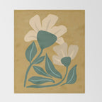 Happy Flowers Throw Blanket Gallery Image 2