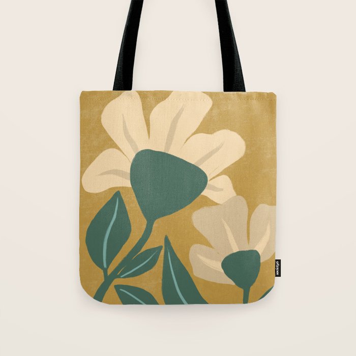 Happy Flowers Tote Bag Gallery Image 1