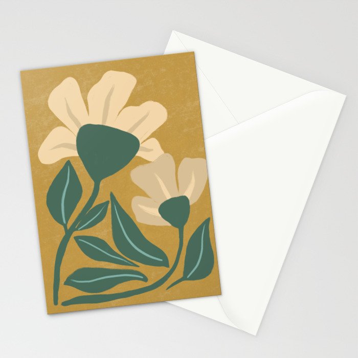 Happy Flowers Stationery Card Gallery Image 2