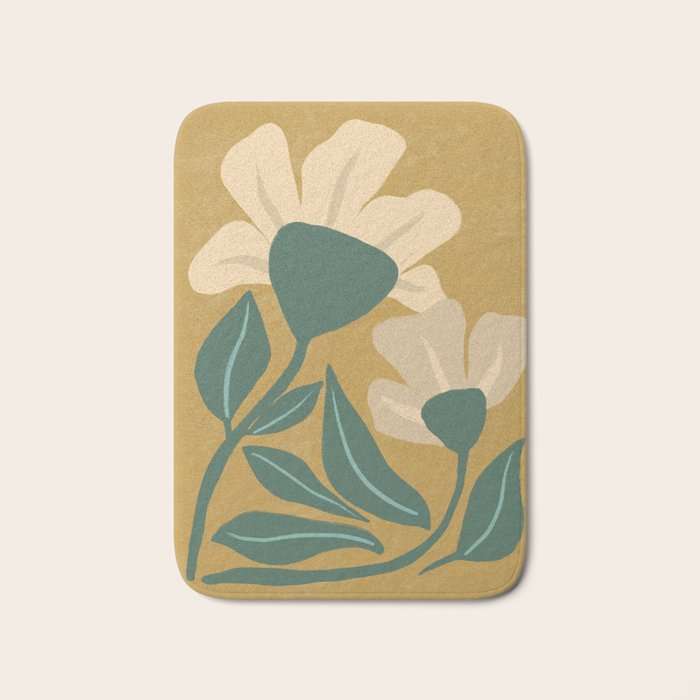 Happy Flowers Bath Mat Gallery Image 1